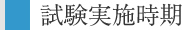試験実施時期
